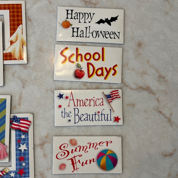 Festive Picture Frame Magnets Set - Picture 7 of 13